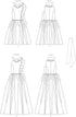 Vogue Misses' Sash and Special Occasion Dress Sewing Pattern Kit, Code V1861, Sizes 16-18-20-22-24, Multicolor...