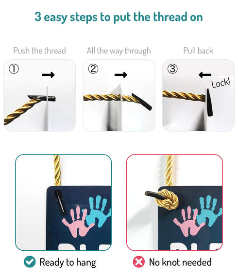 Fun-Plus Please Take Your Shoes Off - Remove Your Shoes Sign - 10?x5? PVC Plastic Hanging Sign- Since Little Fingers Touch Our Floor...