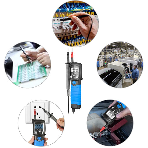 Voltage Tester Digital Multimeter Pen, Kethvoz Voltmeter 600V Electrical Meter, 6000 Count TRMS AC DC Volt Detector Ohmmeter Continuity Tester wit...