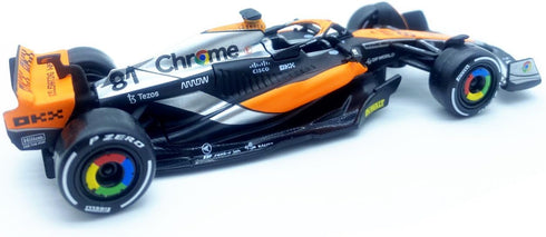 Bburago 1:43 2023 British GP F1MCL60#81 Oscar Alloy Racing Car 1/43 MCL60#81 Formula One Die Cast Adult Collection Vehicles Model Car...