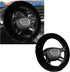 Elastic Fuzzy Steering Wheel Cover, 15'' Soft Steering Wheel Protector for Warm Winter, Anti-Slip Fluffy Car Wheel Covers, Universal Car Interior ...