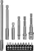 Performance Tool 1523 16pc Drill Adapter & Bit Set - Convert Your Drill into a Powerful Tool for Any Job...