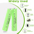Nimh Rechargeable AAA Batteries, Ni-MH AAA 600mah 1.2V Rechargeable Batteries for Solar Lights, Outdoor Garden Lights, Remotes, Household Devices ...