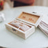 itechpanda Unfinished Wooden Box Unpainted Gift Wood Boxes with Hinged Lid Blank Natural Pine Box for Home Crafts DIY Art Storage Jewelry...