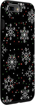 iPhone 7 Plus/8 Plus Black Christmas Phone Case Winter Lover Snowflake Case...