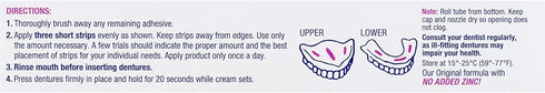 Denture Adhesive Cream, Extra Strong Holding Power, 2.5 oz...