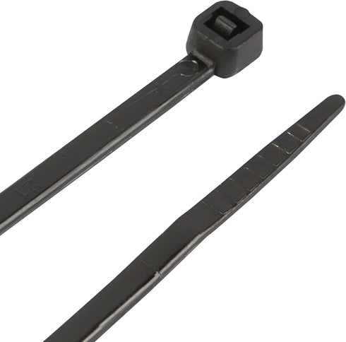 Performance Tool W2924 50pc 18-Inch Cable Tie, Black With Tensile Strength 120 Lbs...