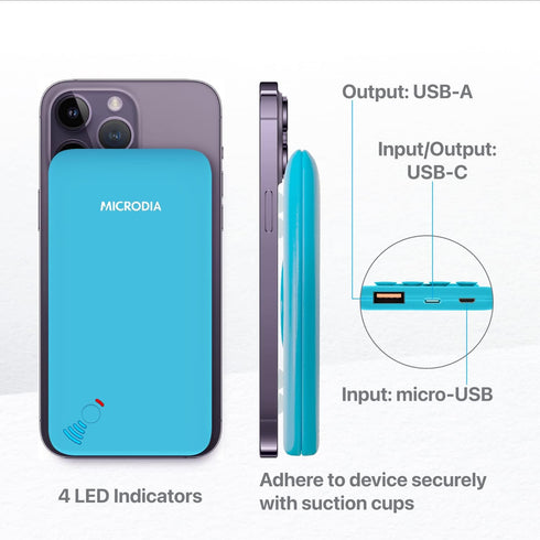 X.Power Octopus PRO Qi-Certified Quick Charge Wireless Power Bank, PD18W + 10W, 10000mAh-Auto Shut Off Fast Charging Slim Small Pocket Size Smart ...