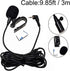 3.5mm Car Microphone with 9.85 Feet Cable External Assembly Mic for Vehicle Head Unit Bluetooth Enabled Stereo Radio GPS......