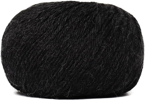 100% Baby Alpaca Yarn Wool Set of 3 Skeins DK Weight - Made in Peru - Heavenly Soft and Perfect for Knitting and Crocheting (Charcoal Gray, DK)...