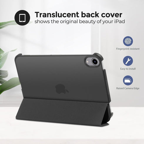 ProCase Smart Case for iPad mini 7 A17 Pro 2024/iPad Mini 6 2021 8.3 Inch iPad mini 7th/6th Gen Case, Hard Back Cover for iPad mini 8.3" 7th Gen A...