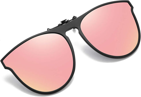 Polarized Clip-on Sunglasses TR90 Frame Flip Up Driving Glasses For Prescription Glasses...