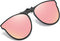 Polarized Clip-on Sunglasses TR90 Frame Flip Up Driving Glasses For Prescription Glasses...