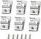Belt Clips for Dewalt, 6pcs Stainless Drill Tool Clips Hook Kit with Screws for Dewalt N268241, Replacement Belt Hook Clip for Power Tools Impact ...