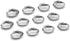 Outset Grillable Shells, All Purpose Grillable Stainless Steel Sea Shells, Set of 12...