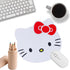 Hello Kitty Cute Mouse Pad for Computer Laptop Accessories for Women, Kawaii Office Desk Decor Stuff (White)...