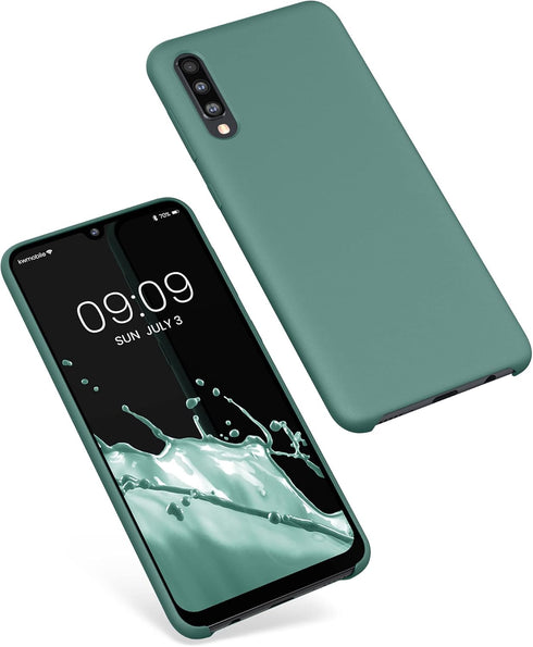 kwmobile Case Compatible with Samsung Galaxy A50 Case - TPU Silicone Phone Cover with Soft Finish - Arctic Night...
