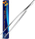 JETKONG 12-Inch Kitchen Tweezers Fine Tweezer Tongs Extra-Long Stainless Steel Cooking Tweezers...