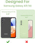 for Samsung Galaxy A15 5G Case, Girls Women Florals Liquid Silicone Phone Case, Shockproof Anti-Scratch Soft Protection Case with 2X Screen Protec...
