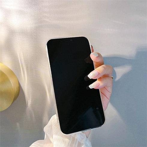 Fycyko Compatible with iPhone 7/8/SE 3D Butterfly Floral Clear with Design Aesthetic Women Teen Girls Glitter Pretty Crystal Sparkle Sparkly Cute ...