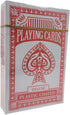 Economy Playing Cards - 2 Decks (Red and Blue Decks) 2.3/8 inches by 3.3/8 inches (55mm X 86mm) Plastic Coated. Great for Poker, Blackjack, Bridge...