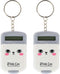 2pcs Mini Calculator Keychain Portable Cute Cartoon Calculator Electronic Pocket Calculator with Key Ring for Children Students School Supplies Ke...