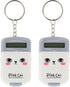 2pcs Mini Calculator Keychain Portable Cute Cartoon Calculator Electronic Pocket Calculator with Key Ring for Children Students School Supplies Ke...