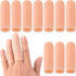 ANCIRS 10pcs Gel Finger Support Protector Caps Gloves, Gel Finger Cots/Covers, Silicone Fingertips for Hands Cracking, Eczema Skin, Trigger Finger...