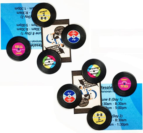 Decorative Refrigerator Magnets, Perfect Fridge Magnets for House Office Personal Use (8Pcs Record)...