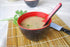 JapanBargain 2384, Set of 6 Soup Spoons Japanese Soup Spoons Chinese Soup Spoons Rice Spoons Pho Spoons Ramen Soup Spoons Wonton Soup Spoons, Blac...