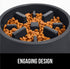 Gorilla Grip Slow Feeder Dog and Cat Bowls, Interactive Puzzle Toy for Dogs and Cats Food Training, Keeps Pets Busy and Prevents Puppy Overeating,...
