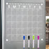 Acrylic Calendar for Fridge 12"x 12" Magnetic Calendar for Refrigerator Dry Erase Board Calendar White Board for Fridge with 4 Markers......