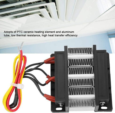 Ceramic Air Heater, PTC Air Heater 48V 200W Ceramic Element Heater Insulated PTC Ceramic Air Heater Ptc Heating Element for Small Instruments, Sma...