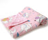 AMROSE Ultra Soft Baby Minky Blanket, Lightweight Skin-Friendly Micro Fleece Baby Blanket with Dotted Backing for Girls, Printed Nursery Crib Bed ...