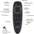 BL Air Mouse Remote Control, Voice Remote 2.4G RF Wireless Remote Control with 6-Axis Gyroscope IR Learning, USB Air Mouse Remote for PC Smart TV ...