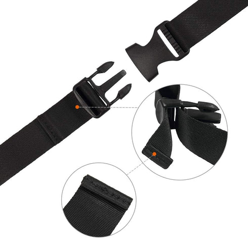 Vigorport Utility Straps with Quick Release Buckle,Nylon Backpack Accessory Sleeping Bag Strap,1.25"*72" Adjustable for Hiking,Travel,Outdoor Spor...