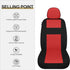 VarCozy Seat Covers for Car Front Pair, Breathable Cloth Front Car Seat Covers, Universal Cloth Seat Covers for SUV Sedan Van, Automotive Interior...