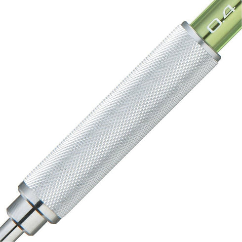 Uni M41010.26 Shift Pipe Lock Drafting 0.4mm Pencil, Silver Body with Green Accent...