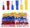 Glarks 300pcs 22-16 / 16-14 / 12-10 Gauge Insulated Quick Splice Female / Male Bullet Crimp Terminals Connectors Assortment Kit...