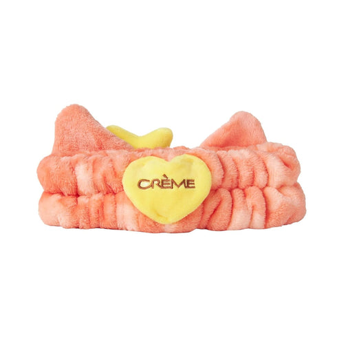 The Crème Shop 3D Teddy Headyband™ - Plush SPA Headband with Stretchy Elastic Band for Comfortable Fit - Ideal for Hair Control during Beauty and ...