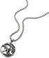COOLSTEELANDBEYOND Stainless Steel Large Circle Pirate Skull Pendant Necklace for Men, 30 in Chain, Gothic Tribal...