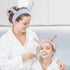 2 Pcs Women Headband for Washing Face, Cute Snail Makeup Headbands Soft Elastic Hairband Cute Snail Headband Makeup Headband Skincare Shower Hair ...
