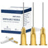 25Ga 1 Inch Luer Lock Industrial Dispensing Accessories, Individually Wrapped, Pack of 100, Lab Tools, Suitable for Refilling Liquid, Inks...