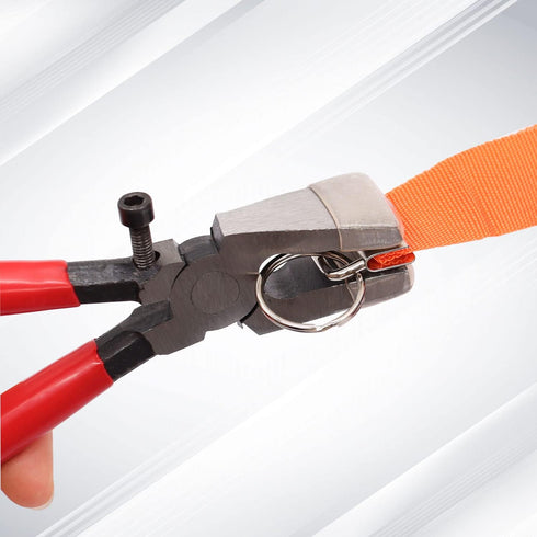 weideer 15 Sets Key Fob Hardware with Key Fob Plier for Wristlet Key Fobs/Key Lanyard/Key Chain Hardware InstallK-082-15...