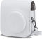 PU Leather Camera Case Compatible with Instax Mini 12 Instant Camera with Adjustable Strap and Pocket (White)...