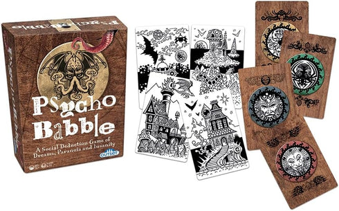 Psycho Babble - A Social Deduction Party Game of Dreams, Paranois and Insanity - for 4 to 11 Players Ages 14 and up by Outset Media...