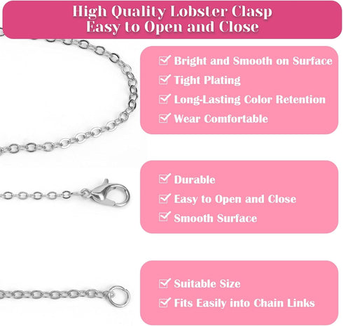 selizo Chains for Jewelry Making, 60ft Jewelry Making Chains for Necklace with Pliers, Open Jump Rings and Lobster Clasps for Making Jewelry DIY N...