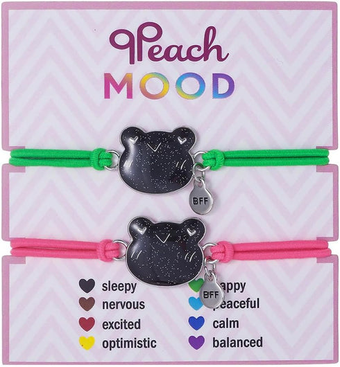 Dinosaur Frog Turtle Dragon Color Changing Mood Bracelet Set for Women Emotion Feeling Temperature Sensing Wrap Bracelet with Card Friendship Jewe...
