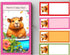 Colorful Sticky Notes Cute Unique Capybara Designs Set (2 Packs of Sticky Notepads and 4 Self Stick Note Labels in Random Capybara Design in Teal,...