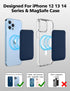 Magnetic Card Wallet Holder with MagSafe for iPhone 15/14/13/12 Series,Blue......